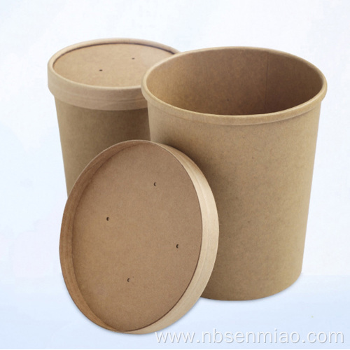 Wholesales Round soup food kraft paper cups